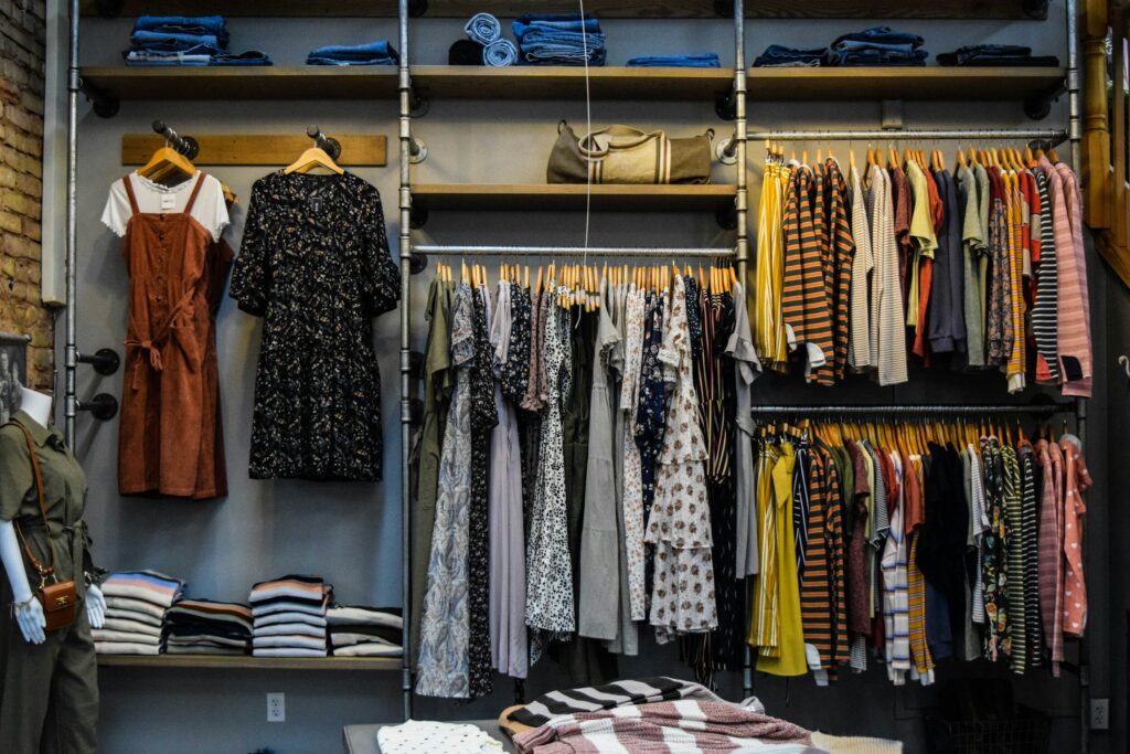 Organized Female Wardrobe